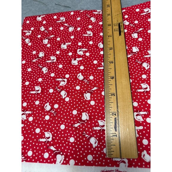 Red Quilting Fabric 1/2 Yard x 44" Toy Box Miniatures by Sara Morgan Washington - Picture 2 of 5